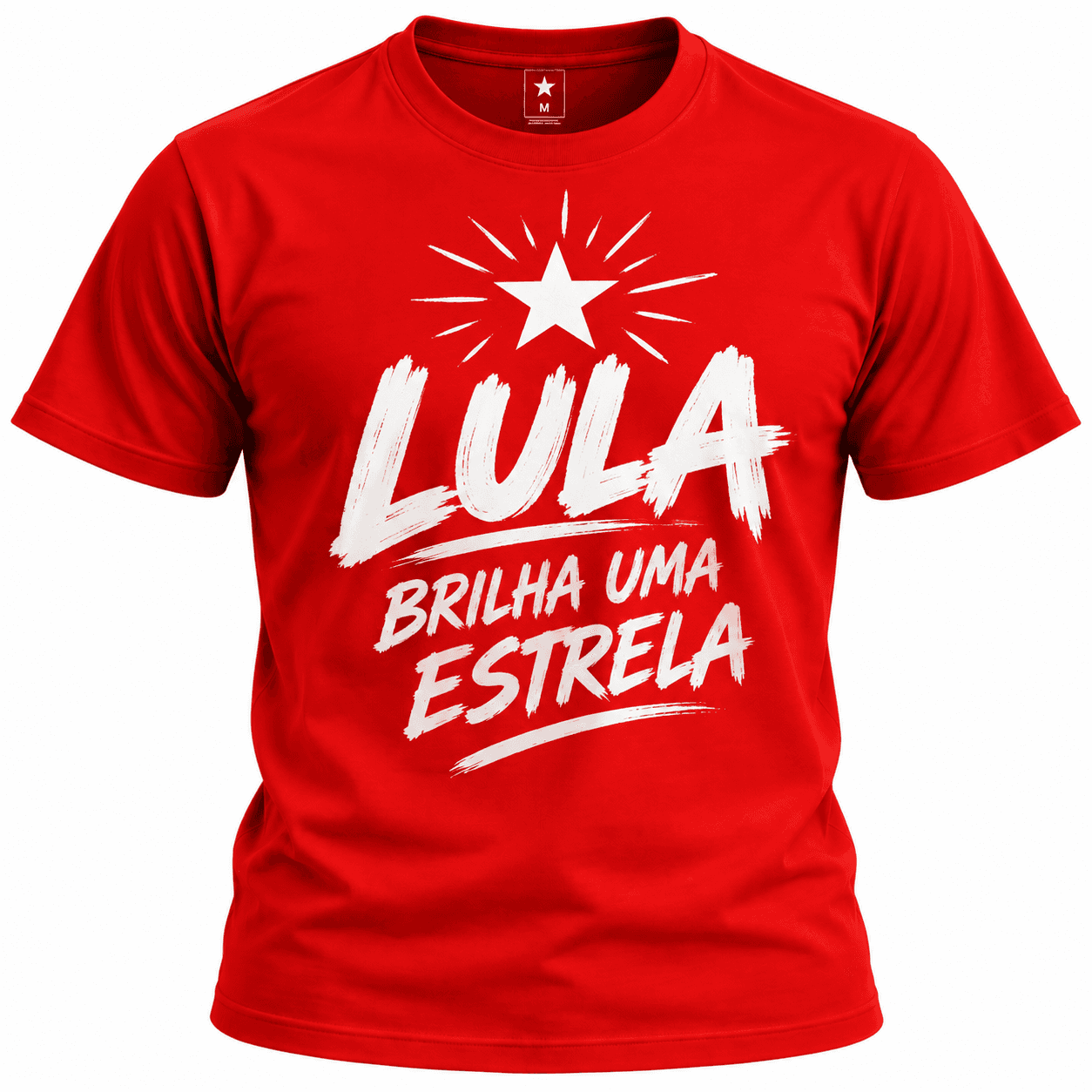Camiseta Lula Brilha uma Estrela